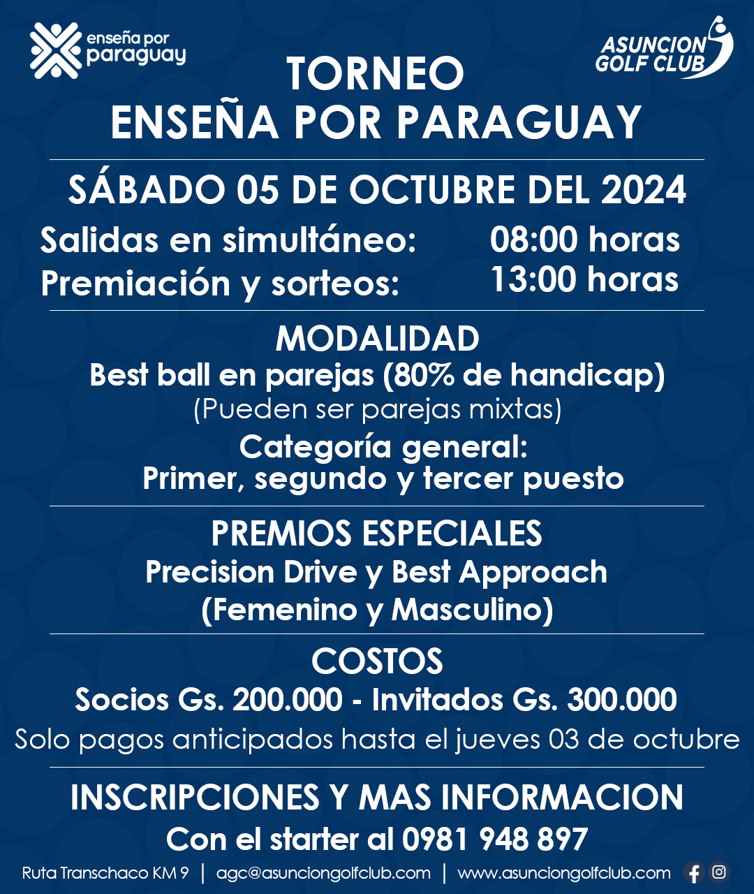 Inscripciones abiertas 