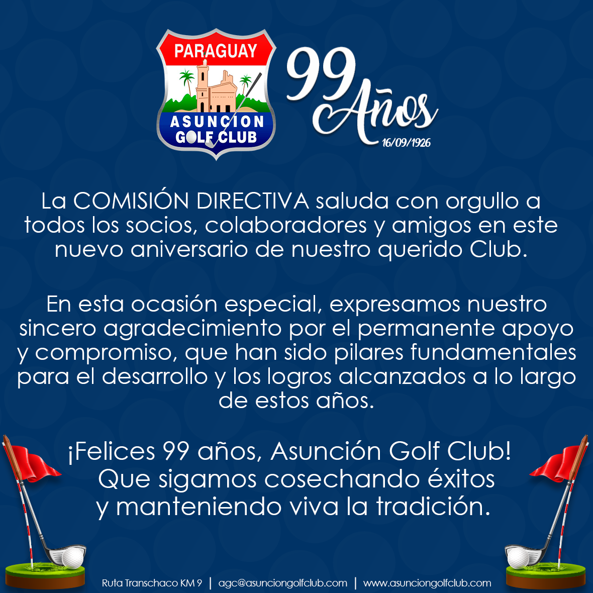 Salud por los 99 años 