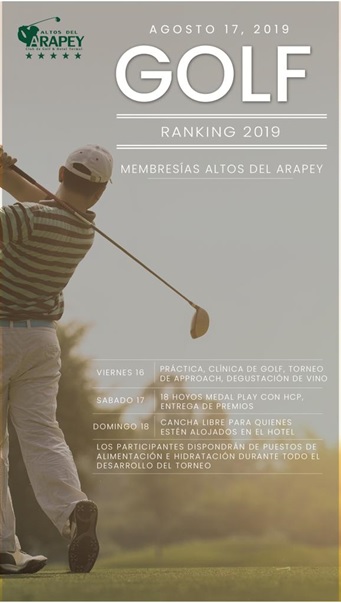Abierto Internacional de Golf Copa: Membresas Altos del Arapey