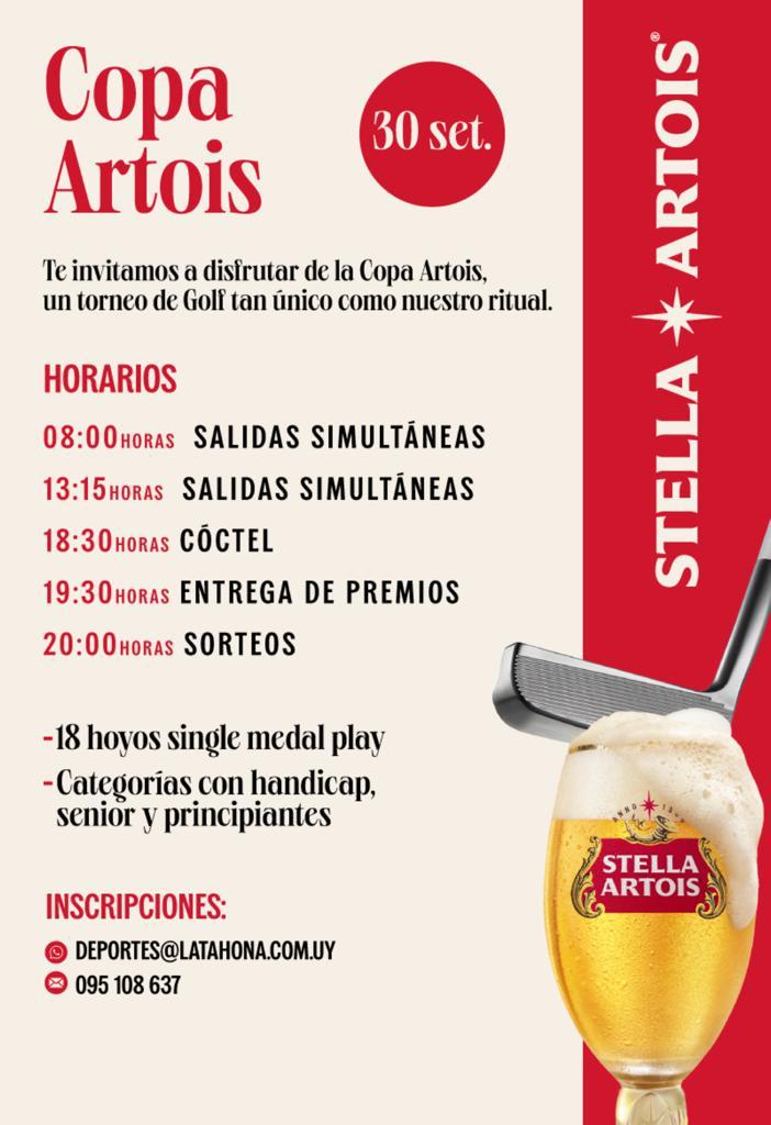 Copa Stella Artois _ sbado 30/9 _ 18 hoyos single medal play