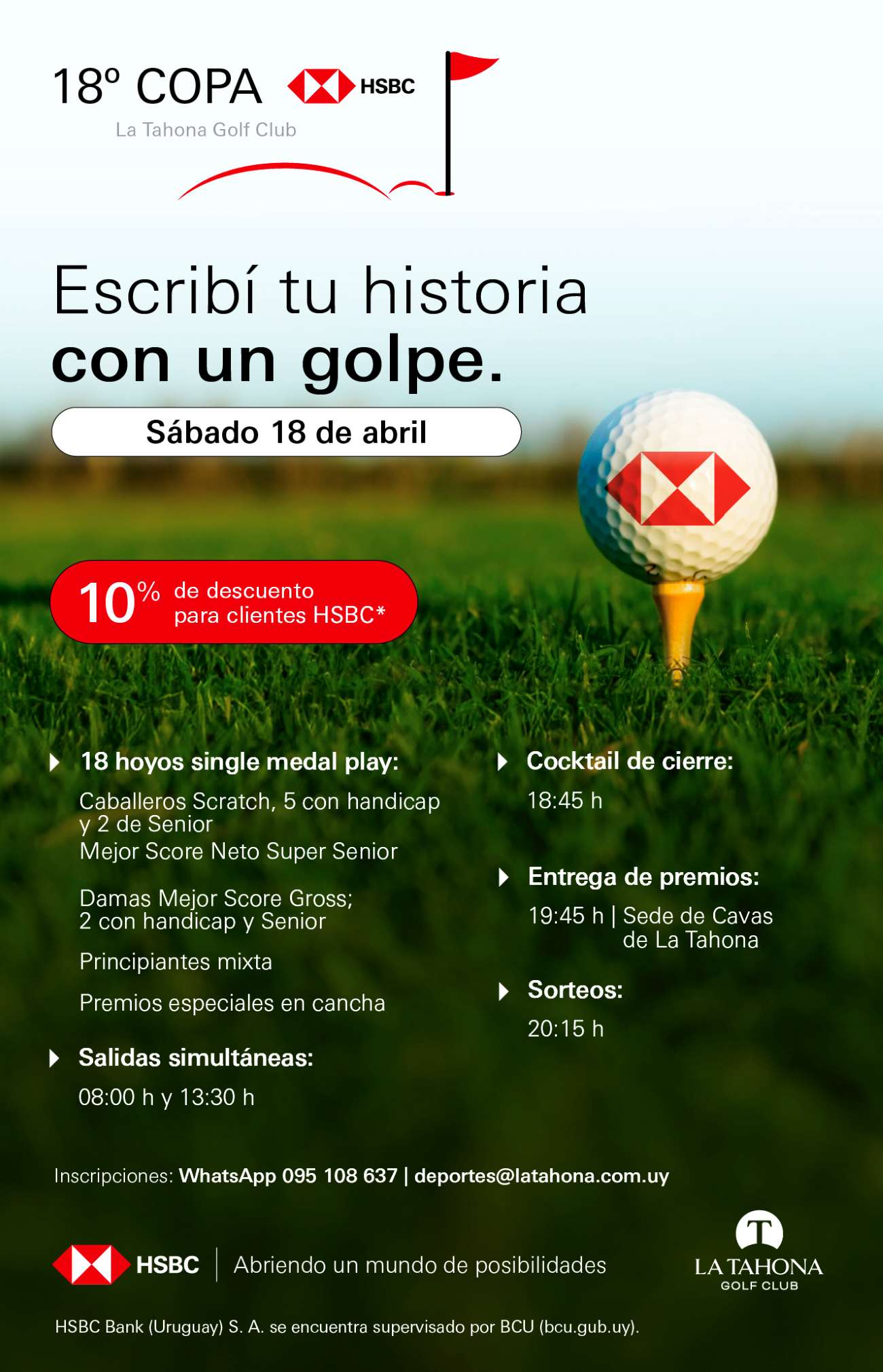 18º COPA HSBC - 18/4 - CONDICIONES DE JUEGO