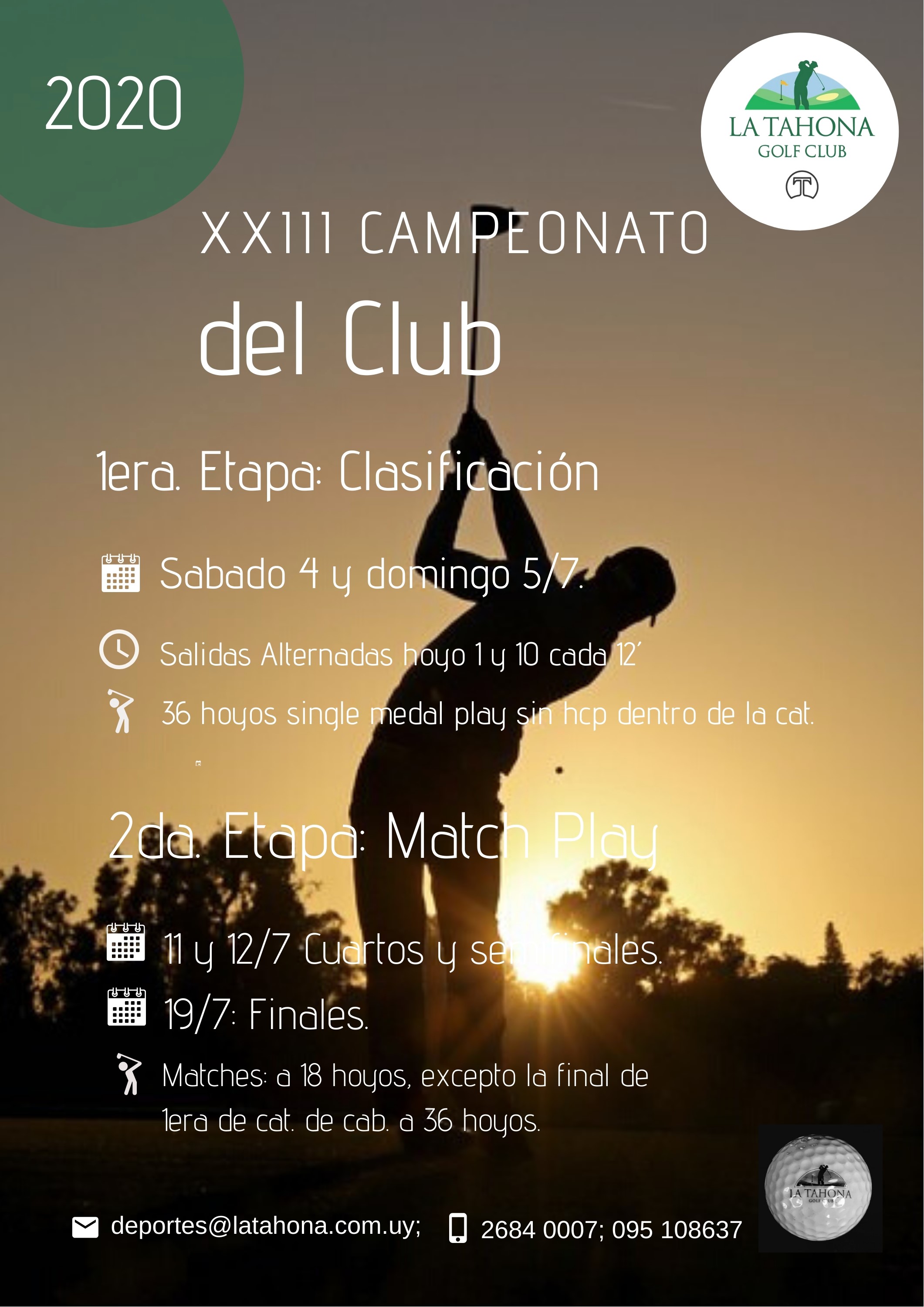 Campeonato del Club 2020 - Clasificacin 4 y 5/7