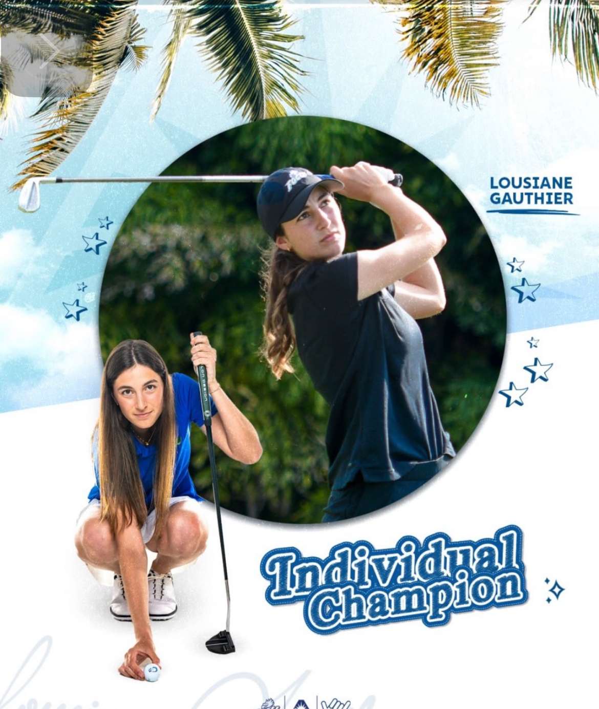 Lousiane Gauthier: Campeona del Atlantic Sun Championship 2025