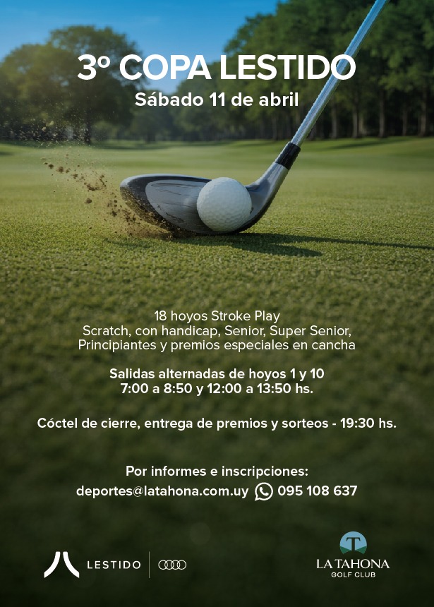 3° COPA LESTIDO -  CONDICIONES DE JUEGO E INSCRIPCIONES POR EL LINK
