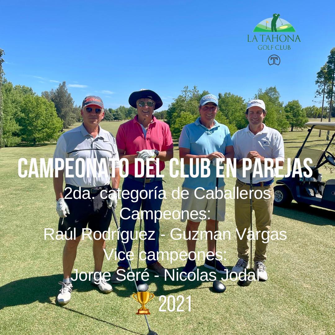 Campeonato del Club en Parejas - 2da. categora