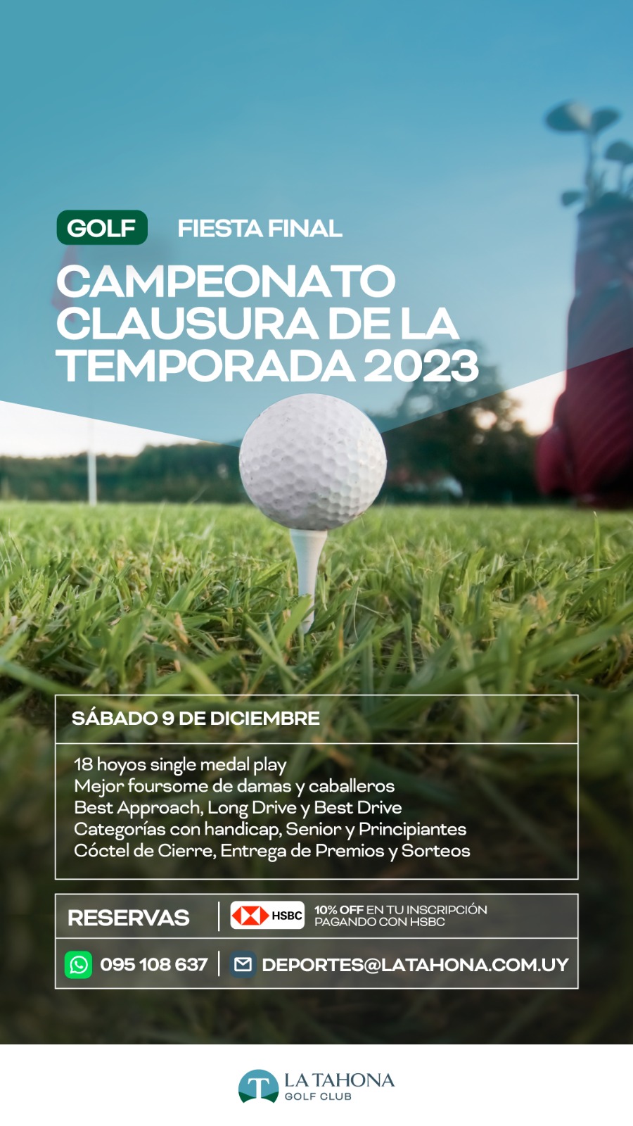 Campeonato Clausura 2023 _ Abierto de Golf _ Sbado 9/12