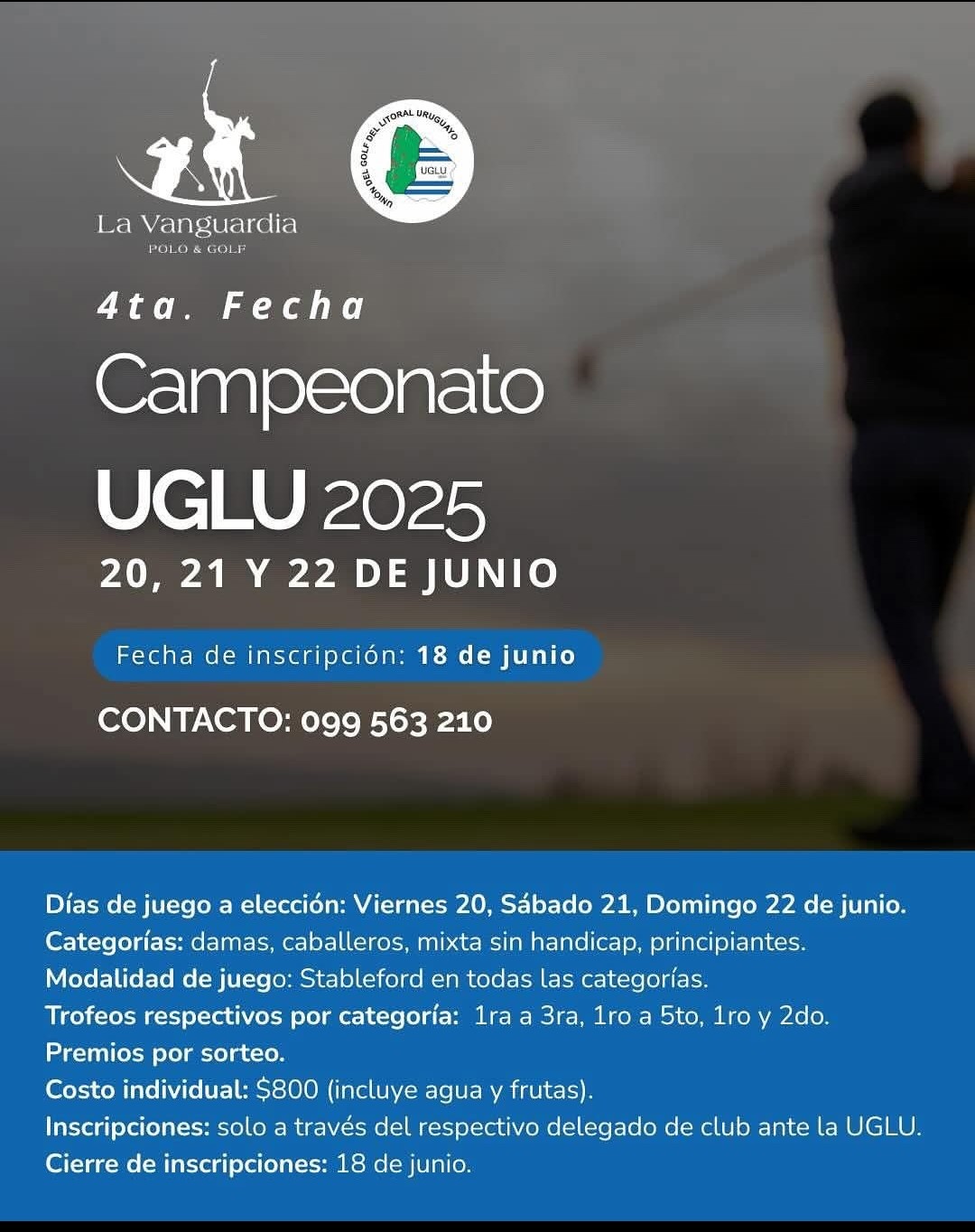  La Vanguardia Polo y Golf orgullosa de ser la cede del 4to encuentro Torneo UGLU del Litoral. 