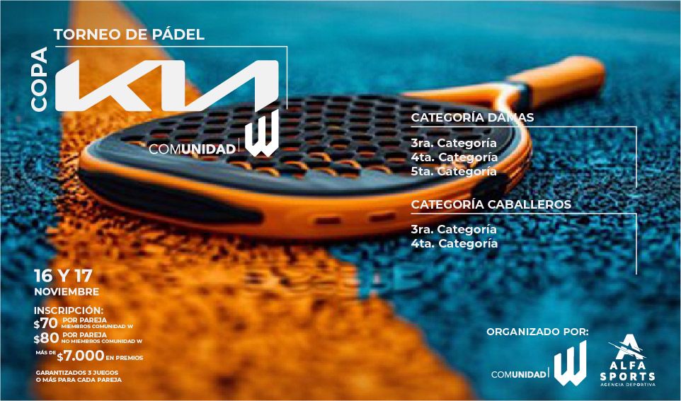 Torneo de Padel Copa KIA