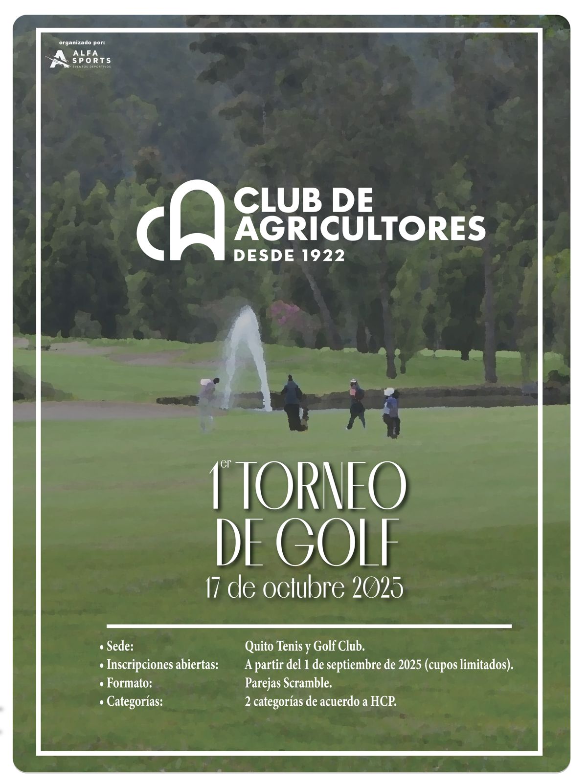 I Torneo de Golf del Club de Agricultores