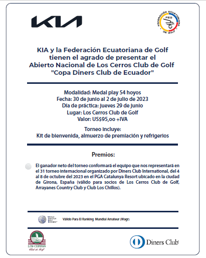 Abierto Nacional de Los Cerros Club de Golf 2023