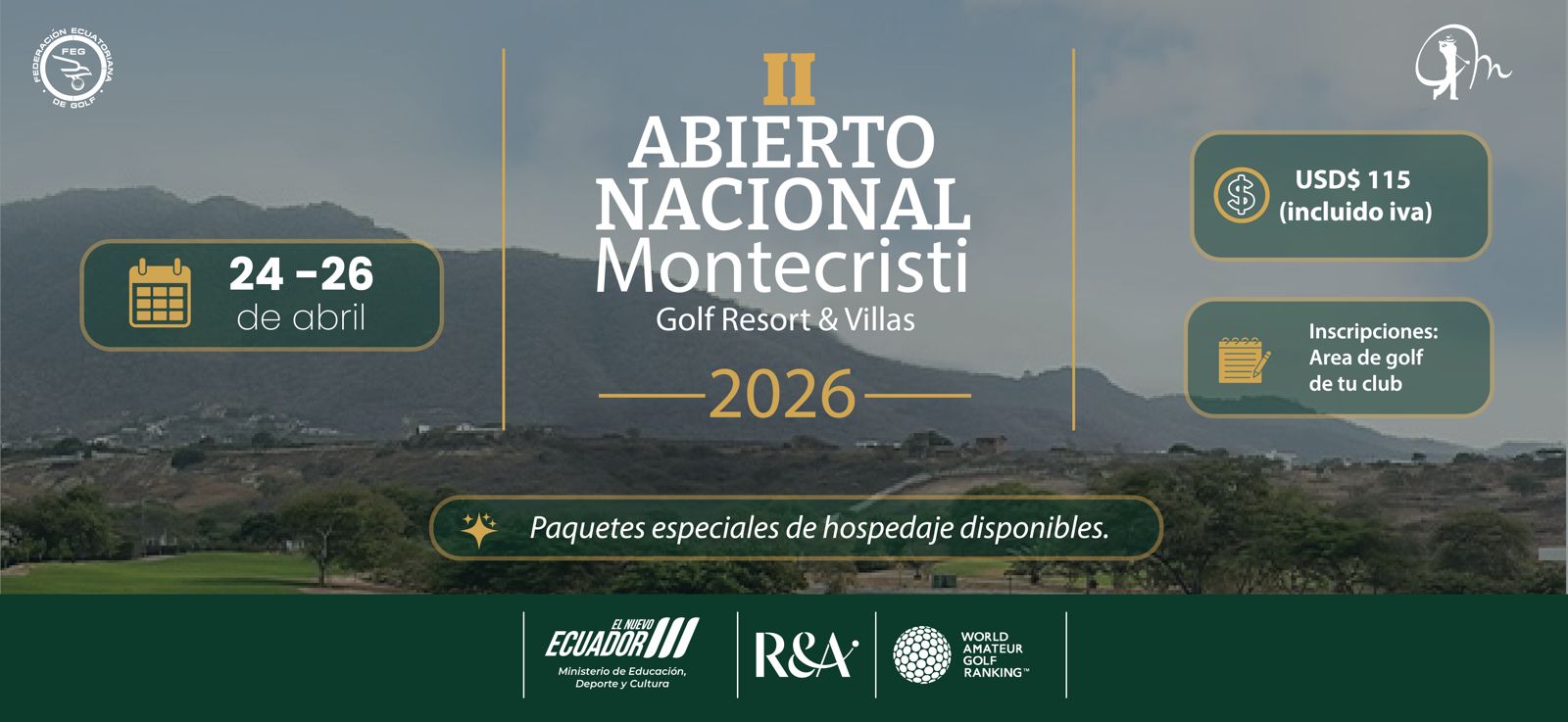 Abierto Nacional Montecristi Golf Resort & Villas