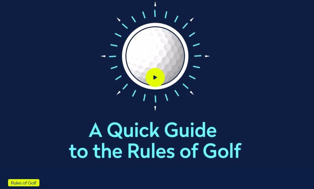 Nueva Guía Rápida a las Reglas de Golf