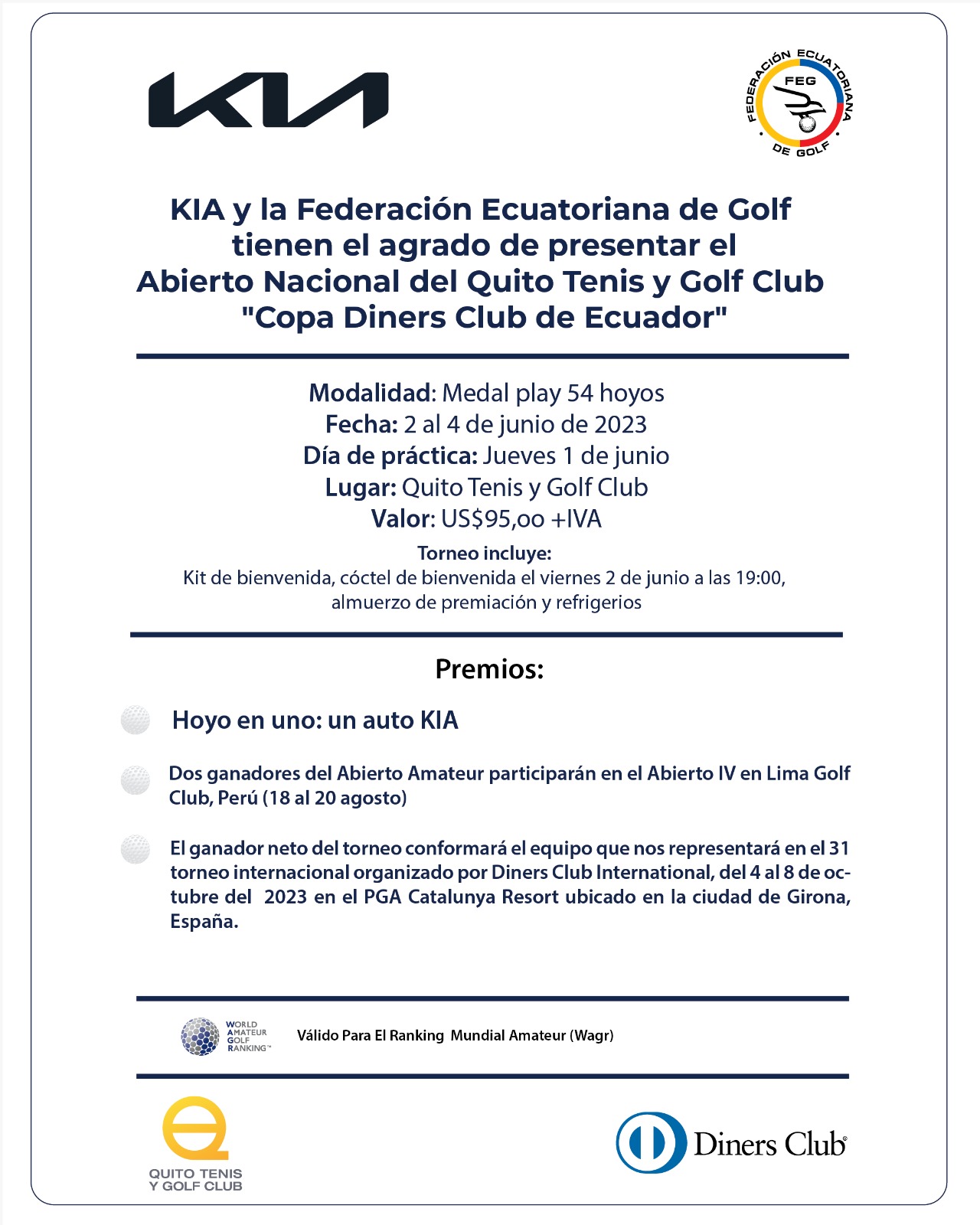 Abierto Nacional del Quito Tenis y Golf Club 2023