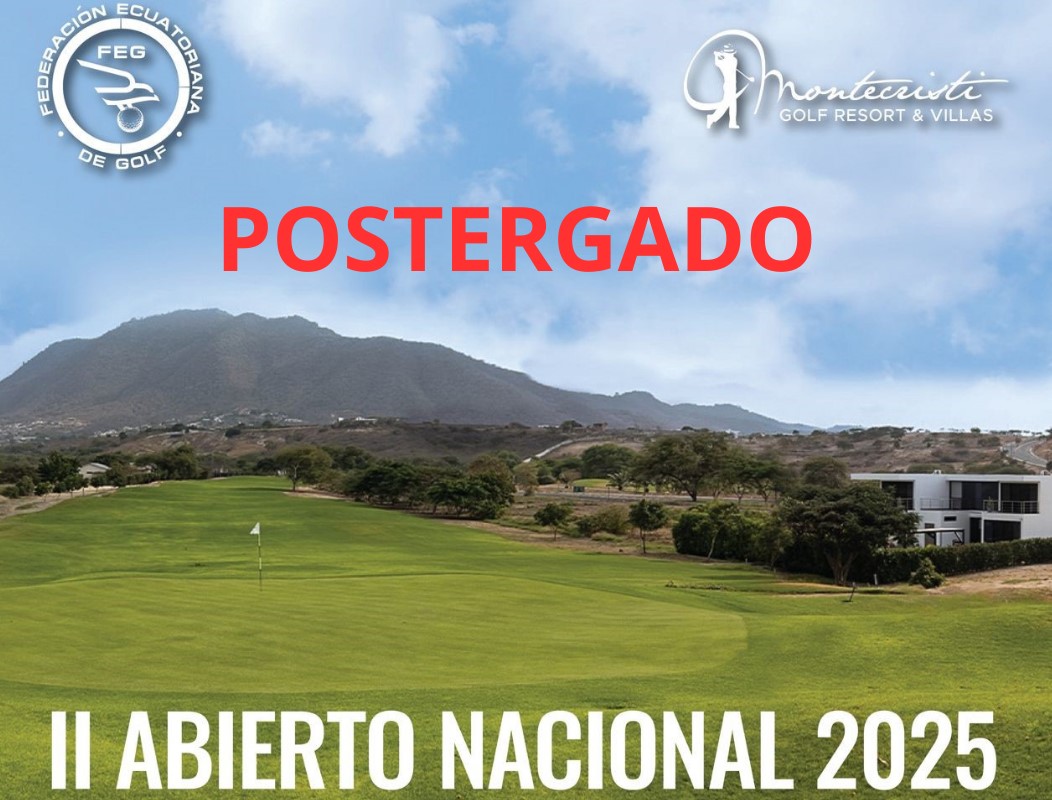 Postergación Abierto Montecristi Golf Resort & Villas