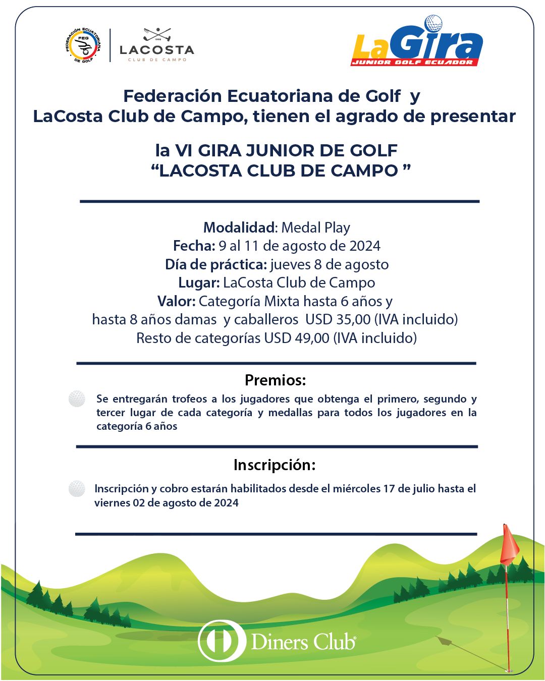 Gira Junior de LaCosta Club de Campo 2024