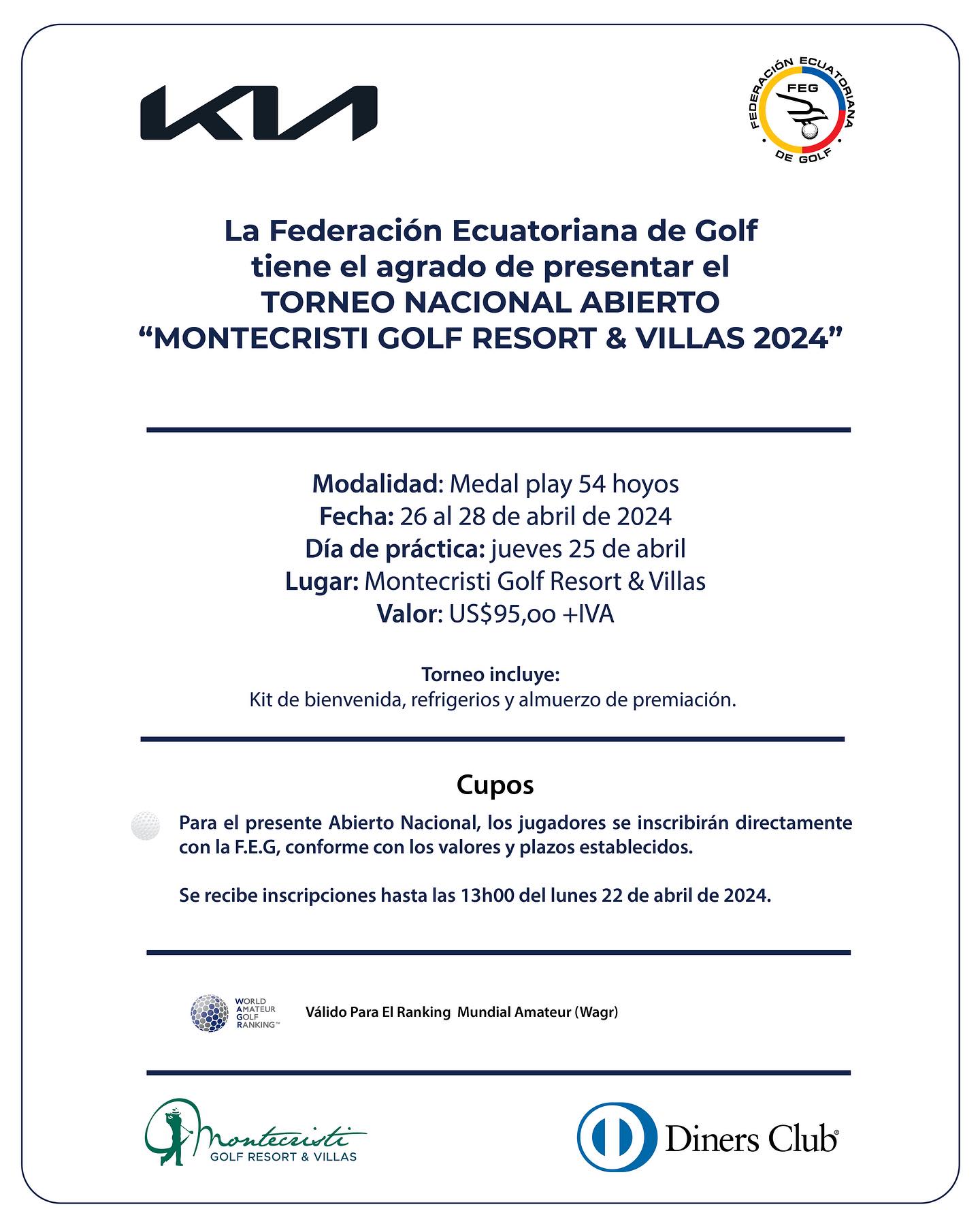 Abierto Nacional de Montecristi Golf Resort & Villas 2024