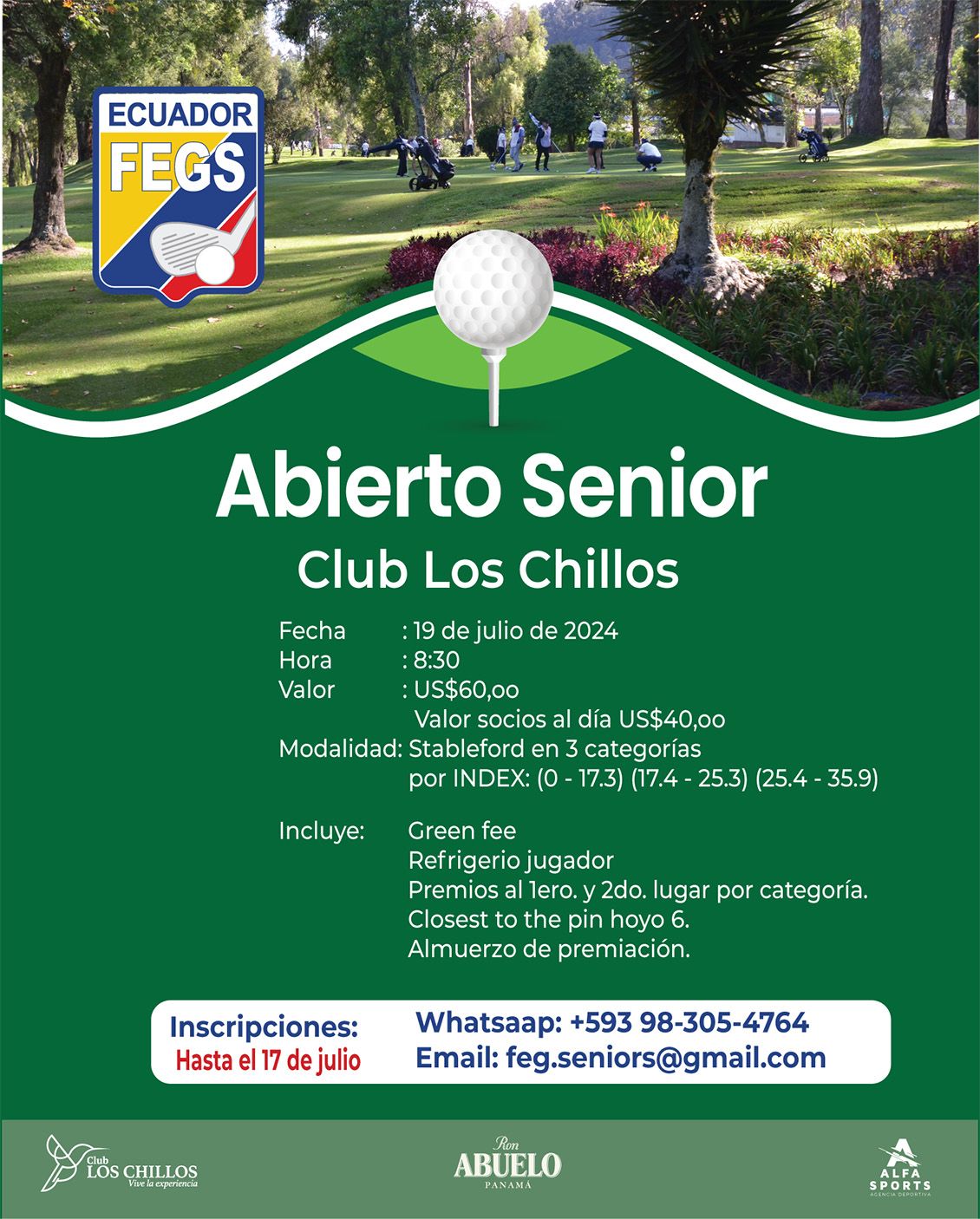 Abierto Nacional Senior del Club Los Chillos 2024