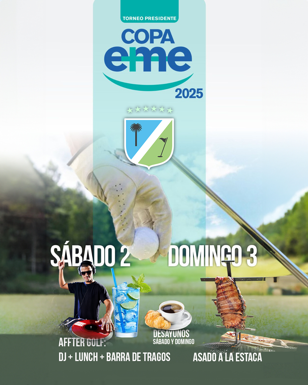 Todo listo para la COPA EME – Torneo Presidente en el Chaco Golf Club