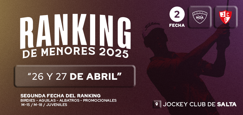 2° TORNEO DEL RANKING DE MENORES 2025 (JOCKEY CLUB DE SALTA)
