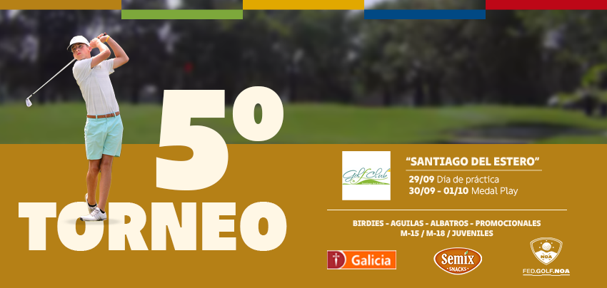 La 5ta Fecha del Ranking de Menores 2023 se juega en Santiago del Estero 