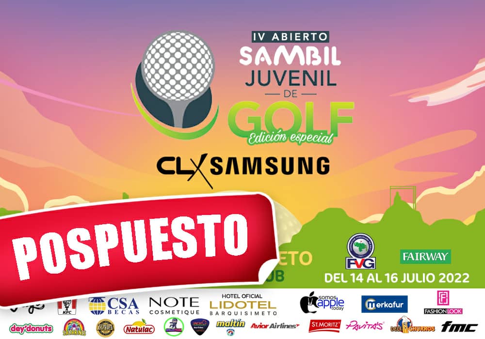 Pospuesto Abierto Sambil Juvenil en BGC