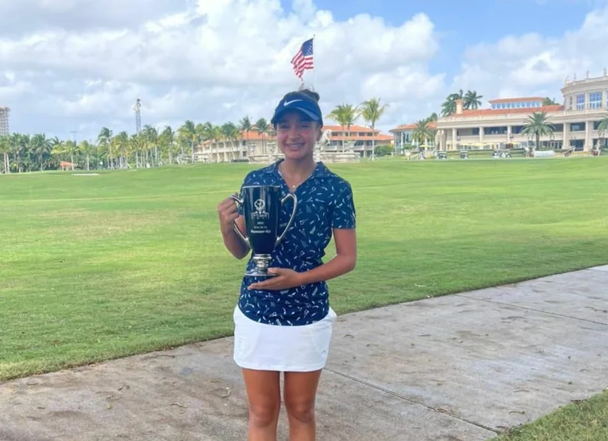 Mara Mercedes Tablante subcampeona del Optimist International Junior Golf Championships 
