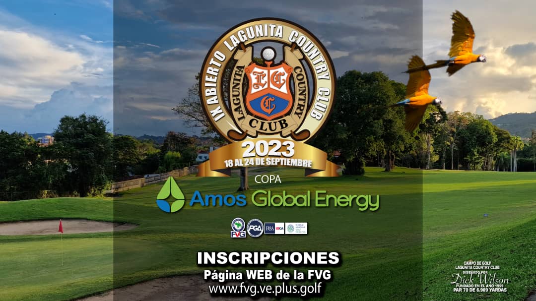 Horarios IX Abierto Lagunita Country Club Copa Amos Global Energy
