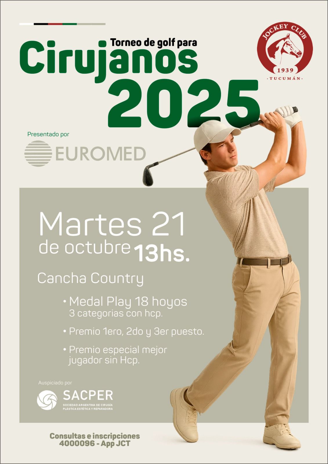 TORNEO DE GOLF para CIRUJANOS 2025 - COUNTRY