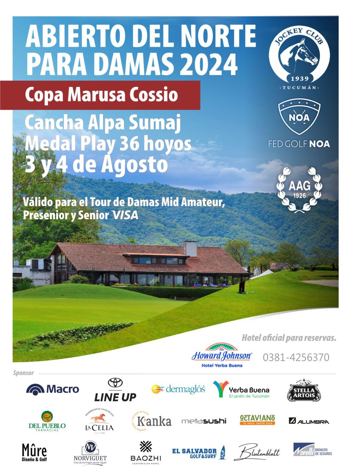 ABIERTO DEL NORTE PARA DAMAS 2024 - COPA MARUSA COSSIO - ALPA SUMAJ