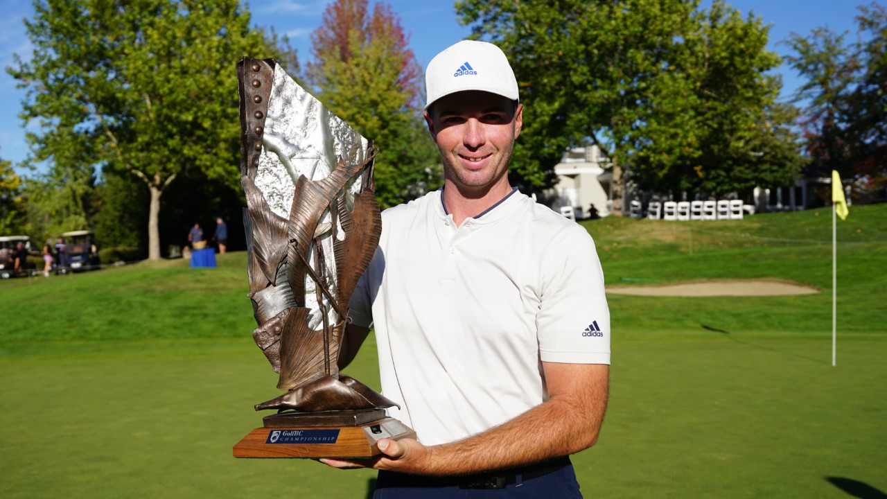 Davison wins the GolfBC Championship for his second title of the season