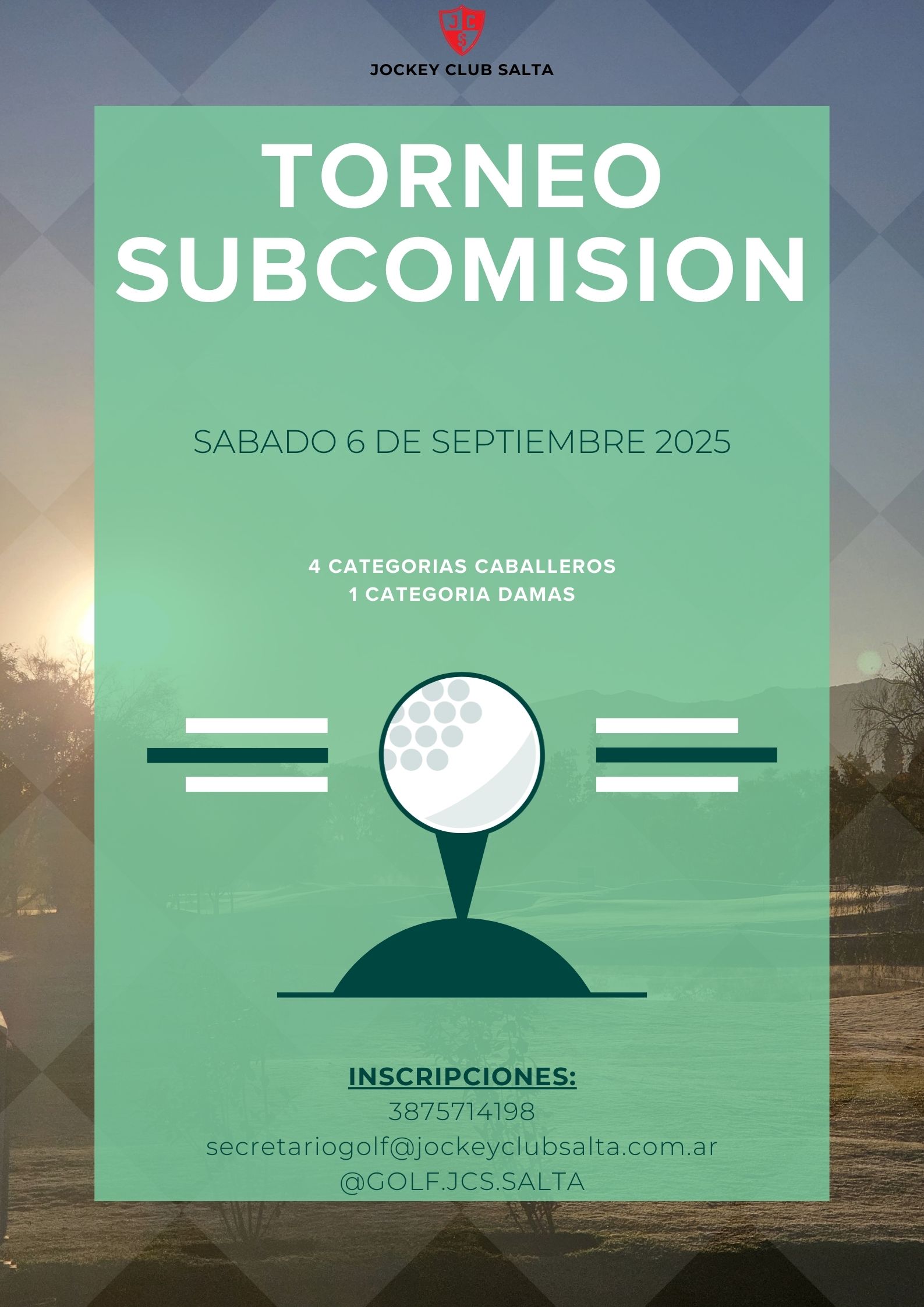 TORNEO SUBCOMISION - 18 HOYOS MEDALPLAY - SABADO 06-09-25