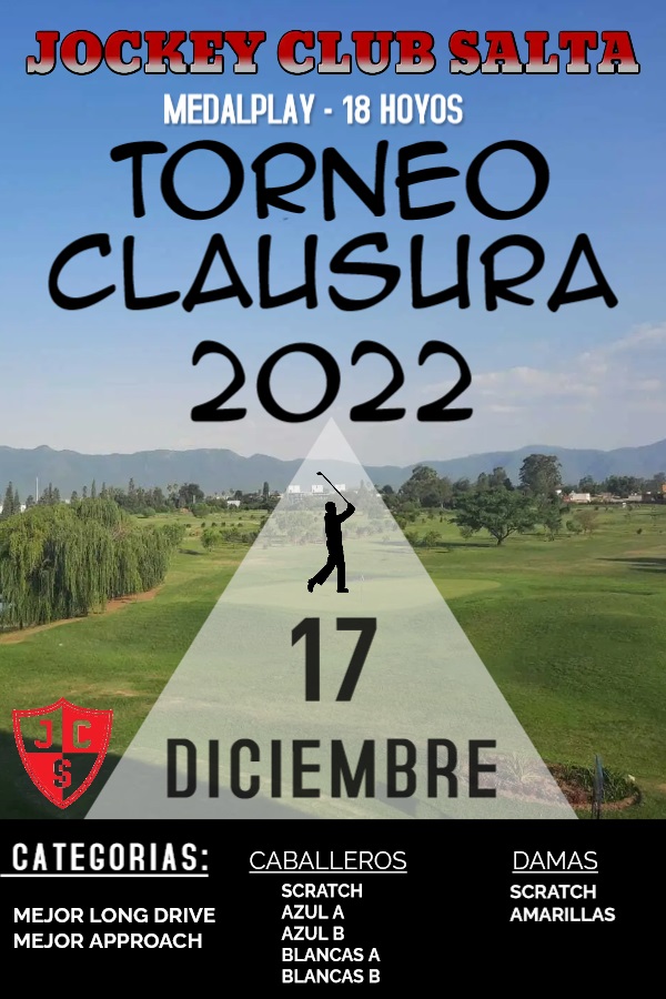 TORNEO CLAUSURA 2022 JOCKEY CLUB DE SALTA 