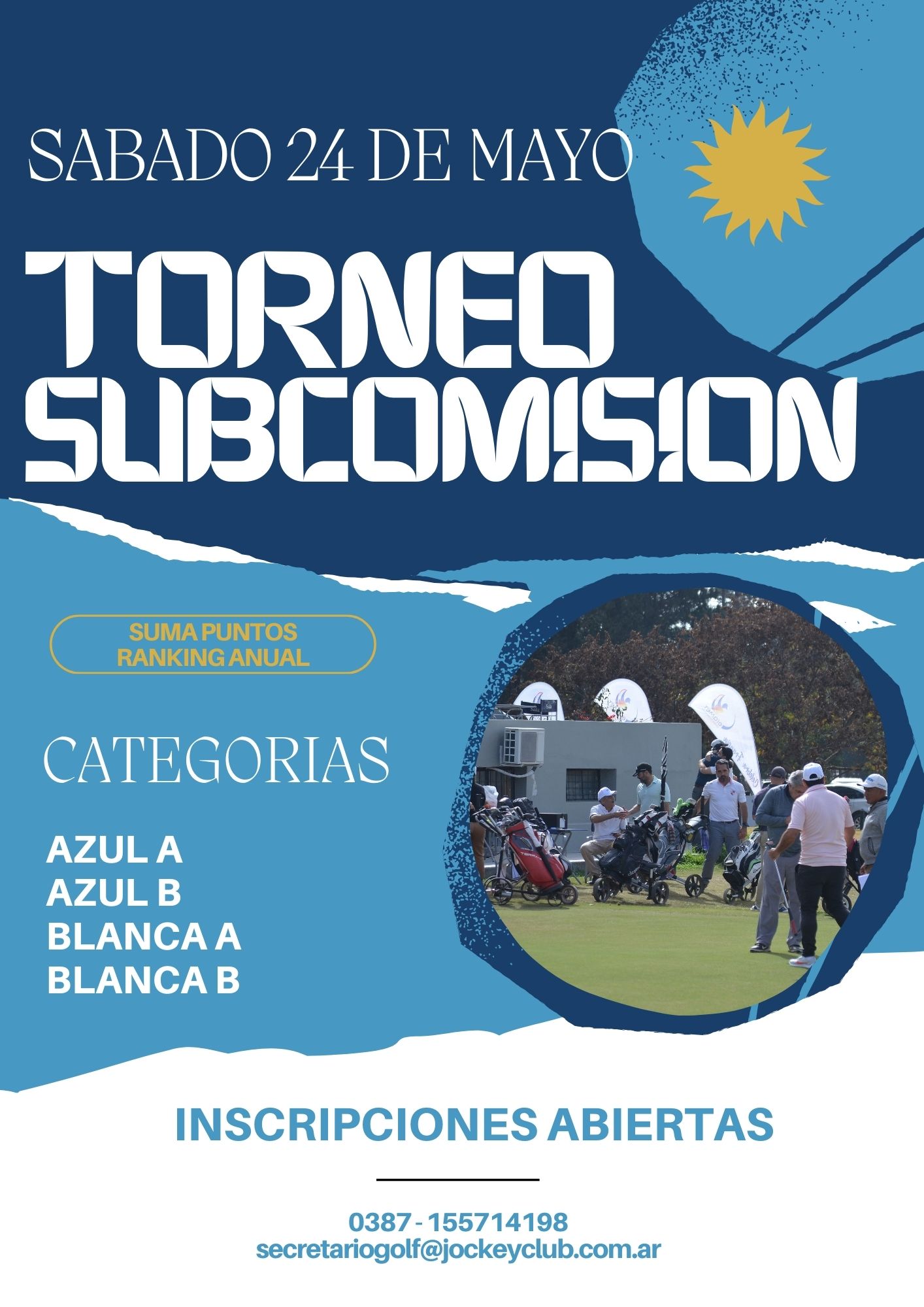 TORNEO SUBCOMISION - 18 HOYOS MEDALPLAY - SABADO 24-05-25