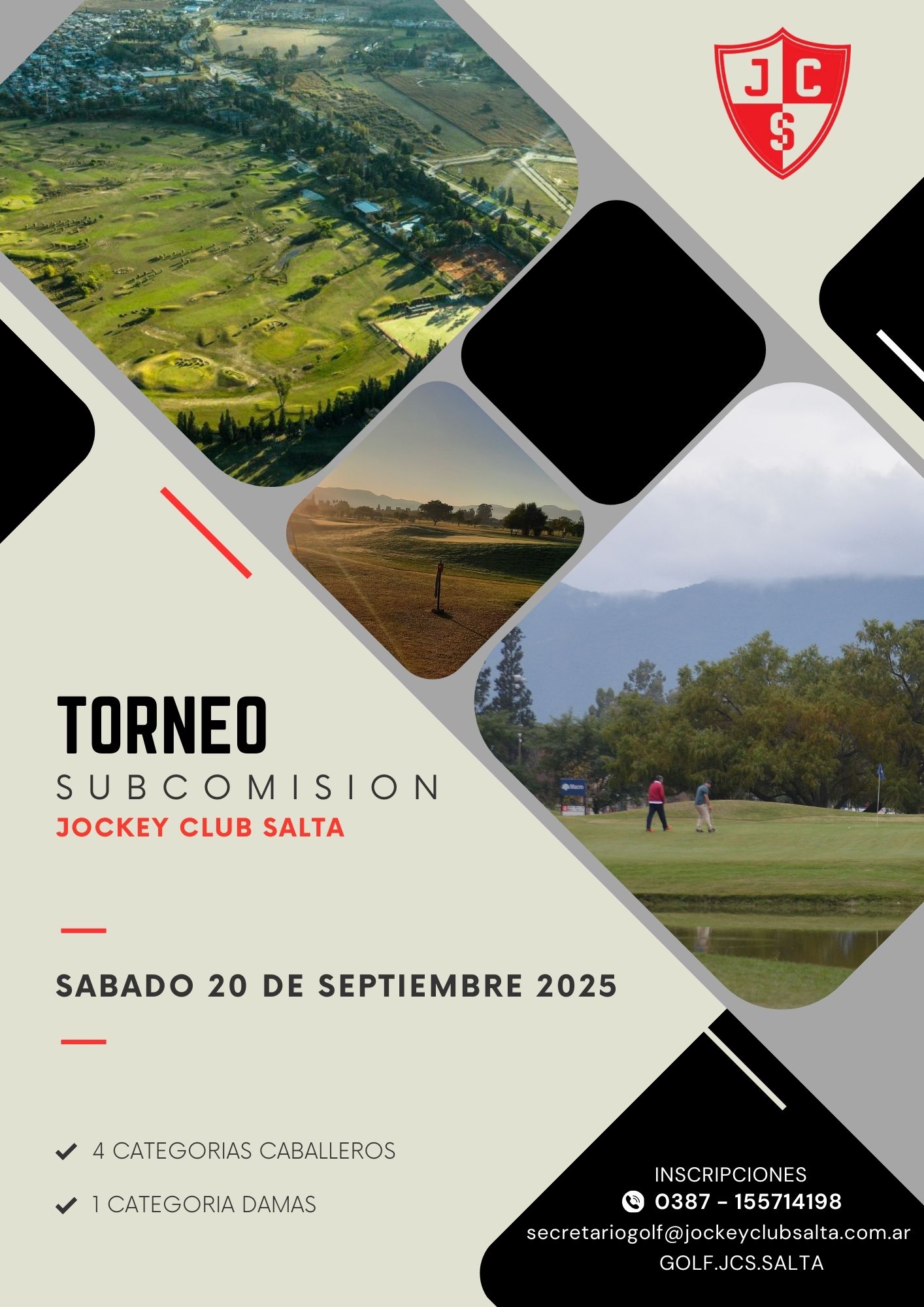 TORNEO SUBCOMISION - 18 HOYOS MEDALPLAY - SABADO 20-09-25