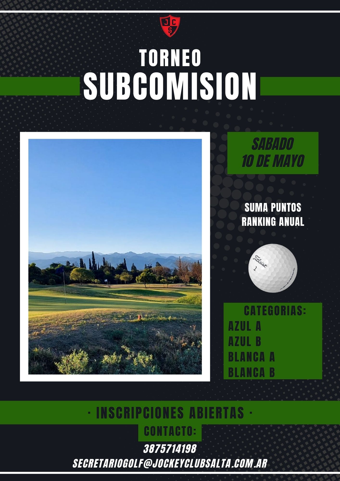 TORNEO SUBCOMISION - 18 HOYOS MEDALPLAY - SABADO 10-05-25