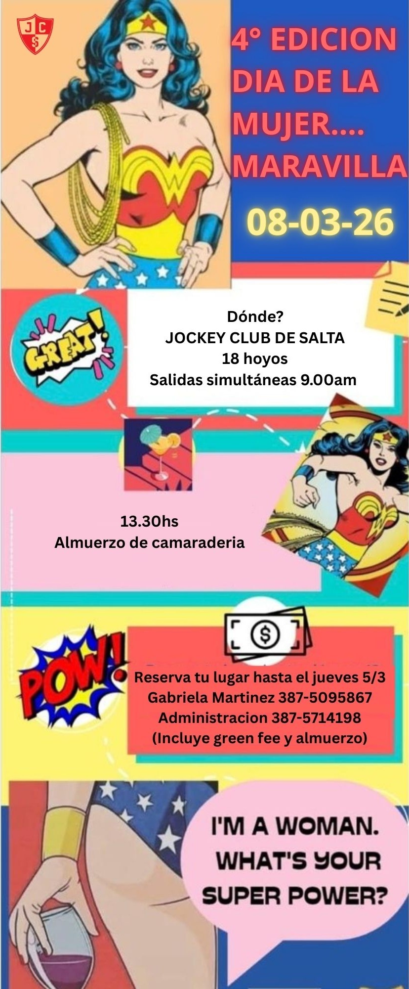 TORNEO DIA DE LA MUJER...MARAVILLA - 18 HOYOS MEDALPLAY (08-03-26)