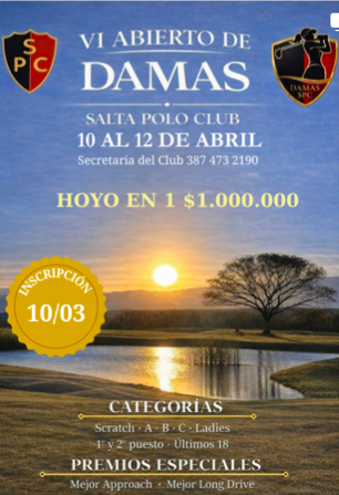 VI ABIERTO DE DAMAS